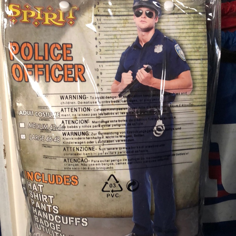 Police Halloween custom